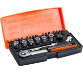 Llave vaso jgo 24 pz+carraca