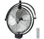 Ventilador de pared edm 33520 negro 120 w industrial techo