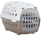Maison exclusive - trasportín de mascotas pp blanco y marrón 50x34,5x32 cm