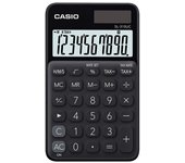 Calculadora de bolsillo casio sl-310uc-bk negra, pantalla de 10 dígitos
