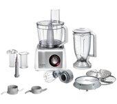 Bosch mc812s814 robot de cocina 1250 w 3,9 l acero inoxidable, blanco