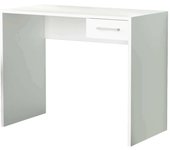 Escritorio de ordenador para dormitorio interior con cajón lateral en madera laminada tommy - color mocasin