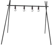 Soporte para cocinar en fogatas trípode parrilla para barbacoa utensilios de cocina portátiles para exteriores