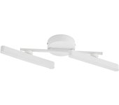 Lindby foco led eldrin, blanco, 2 luces, barra de luz, foco empotrado, lámpara de techo, lámpara de pared