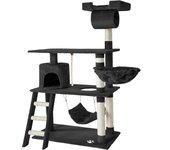 Tectake rascador para gatos 141 cm