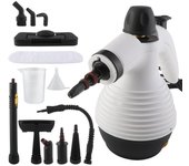 Limpiador a vapor de mano multiusos, limpiador a vapor portátil de alta temperatura y 3 bares de 1000 w con bloqueo de seguridad