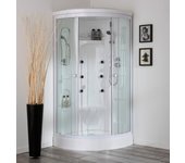 Cabina de ducha multifunción con hidromasaje 90x90 vesuvio