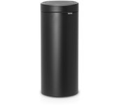 Brabantia touch bin, acciaio, mineral moonlight nero, 30l