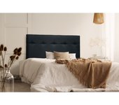 Cabecero cama sevilla tapizado tejido antimanchas negro 105*70