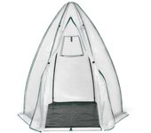 Invernadero de cuatro estaciones con forma de cúpula tipi