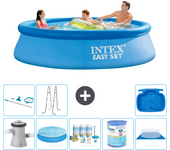 Paquete de piscina - intex - alrededor - 305x305x76 cm + accesorios a965