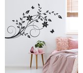 Vinilo adhesivo decorativo - rama floral