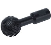 Cabezal de pulido de acero al carbono con fresa giratoria esférica para tallado de madera, broca para amoladora angular (14 mm)
