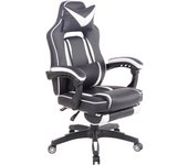 Silla gamer heat negro/blanco