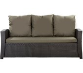 Cojines para sofá de exterior verdes cojines para sofá cojines para banco de jardín de 4-3 plazas 170x50x50cm cojines para muebles de poliratán-mix