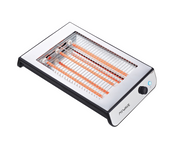 Mywave tostador plano inox - 3 tubos de cuarzo - bandeja recogemigas - control de temperatura variable