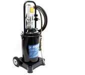 Engrasadora neumática profesional tanque 12 litros móvil prensa engrase taller prensa lubricación