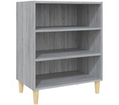 Aparador | aparador de comedor | armario de cocina madera de ingeniería gris sonoma 57x35x70 cm cfw76557
