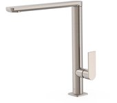 Tres 20020503ac loft grifo monomando xxl caño alto con maneta lateral para lavabo color acero