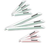 Silverline - cuchillas para sierra sable, madera y metal, 10 pzas hcs, 240 y 150 mm