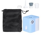 Mini bomba de aire inflador portátil pelota de yoga cama de aire alimentada por batería ligera fácil de transportar actividades al aire libre
