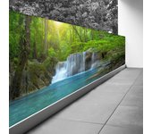 Pantalla de privacidad para balcón - 90x360 cm - cascadas