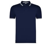 Polo de manga corta, cuello con tapeta bicolor montreal roly po6629