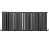 Radiadores de panel plano diseñador 600x1400mm gris antracita calefacción central calefactor horizontal montaje pared