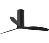 Ventilador de tubo m ventilador cc negro mate