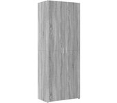 Aparador alto | aparador de comedor | armario de cocina madera de ingeniería gris sonoma 70x42,5x185 cm cfw75477