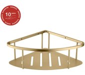 Estante de baño de esquina oro cepillado inox s304 sky bath