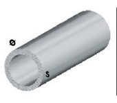 Perfil plata h.200 cm tubo redondo 12x1 mm*