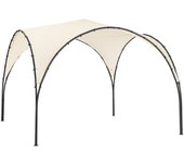 Cenador de jardín para festiales y camping carpa portátil para actividades al aire libre beige 334x334x256 cm kls16-mi sobuy es