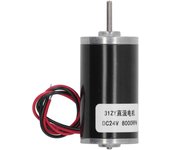 Motor eléctrico de imán permanente 31zy, motorreductor metálico de velocidad ajustable de alta torsión de 24 v para diversas aplicaciones (8000 rpm)