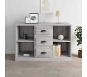 Aparador | aparador de comedor | armario de cocina de madera contrachapada gris sonoma 104,5x35,5x67,5 cm cfw21226