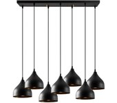Lámpara de techo - negro, 88x40 x114