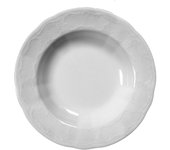 3x platos porcelana salzburg blanco profundo 23 seltmann