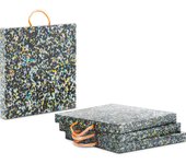 Placas de apoyo para grúas - 50 x 50 x 5 cm - capacidad total de 18.000 kg - 4 unidades