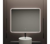 Espejo de baño rectangular | 100 x 80 cm | retroiluminado | táctil con antivaho | distintas tonalidades | alday