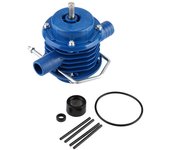 Bomba de agua con taladro eléctrico de mano de plástico autocebante azul mini para hoga