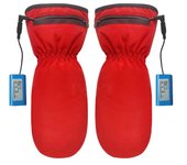 Guantes calefactables con cremallera y batería recargable red 12 horas de duración de la batería