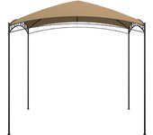 Cenador gris taupé 3x3x2,65 m 180 g/m2