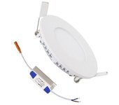 Foco empotrable led redondo blanco 3w cct - 3000k/4000k/6500k - silumen