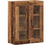 Aparador | aparador de comedor | armario de cocina de madera de ingeniería envejecida 69 | 5x34x90 cm cfw88357