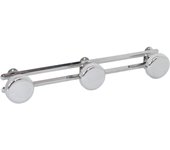 Patera cromada-3 ganchos