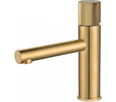 Valaz grifo de lavabo monomando caño recto maneta luxury oro mate con protección pvd - serie bidasoa