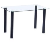 Mesa cristal transparente shade negra