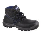 Bota de piel seguridad s3 modelo iskur color negro con puntera de carbono light - tallas de 36 a 47 cofan