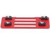 Placa base para máquina cortadora de mármol ajustable de aleación de aluminio de 8 mm de espesor, placa guía para máquina cortadora, base
