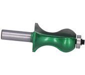 Broca enrutadora de madera de media caña con vástago de 12 mm, herramienta para trabajar la madera con línea de flauta, cortador de fresado
